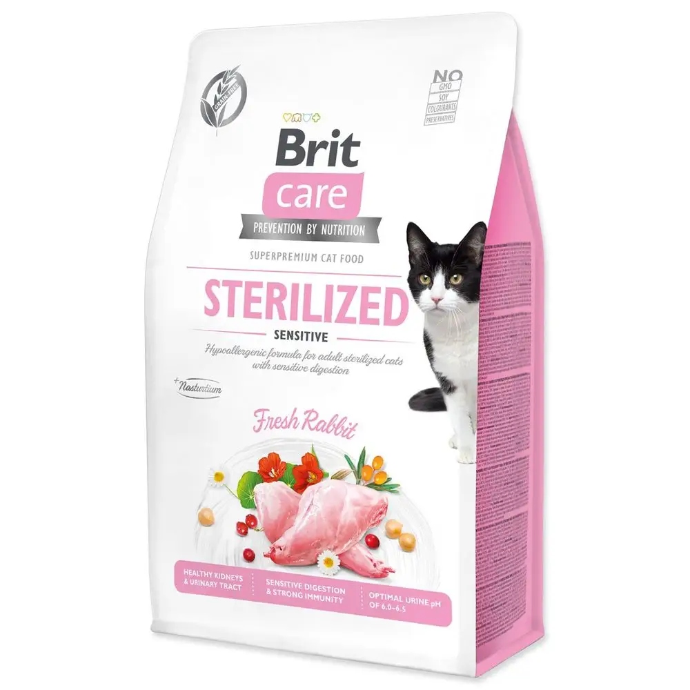 Karma Sucha dla kota Brit Care Sensitive 0,4 kg