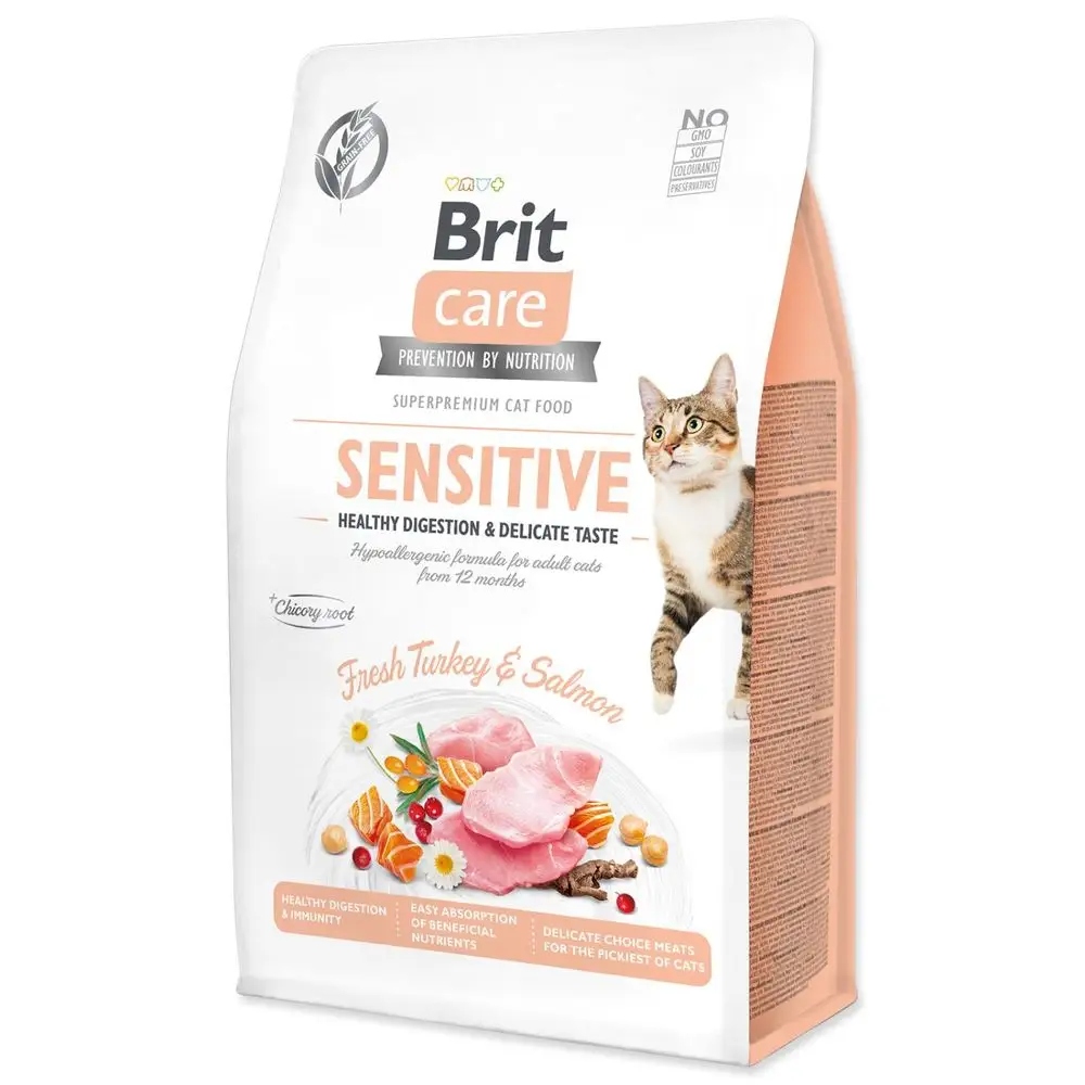 Karma Sucha dla kota Brit Care Sensitive 0,4 kg