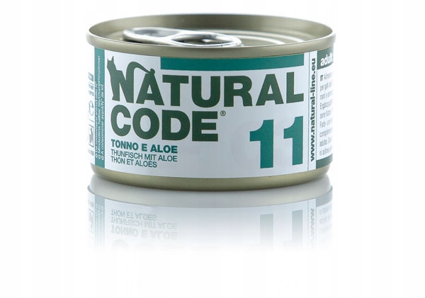 Mokra karma dla kota Natural Code 11 aloes 85G