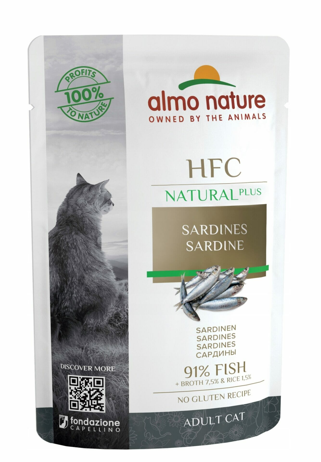 Mokra karma dla kota Almo Nature sardynka 55 g