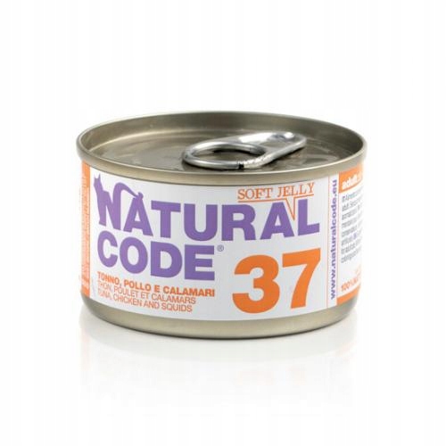 Mokra karma dla kota Natural Code 37 kura 85G