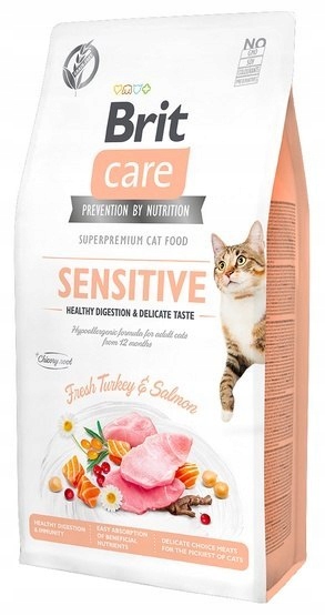 Karma Sucha dla kota Brit Care Sensitive 0,4 kg