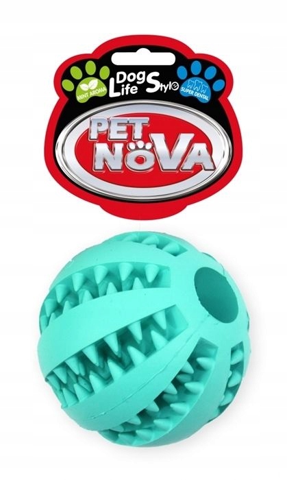 Pet Nova Superdental Baseball 7cm miętowa M