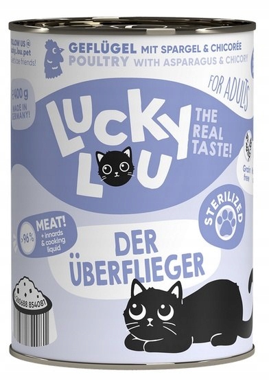 Mokra karma dla kota Lucky Lou Adult drób 400 g