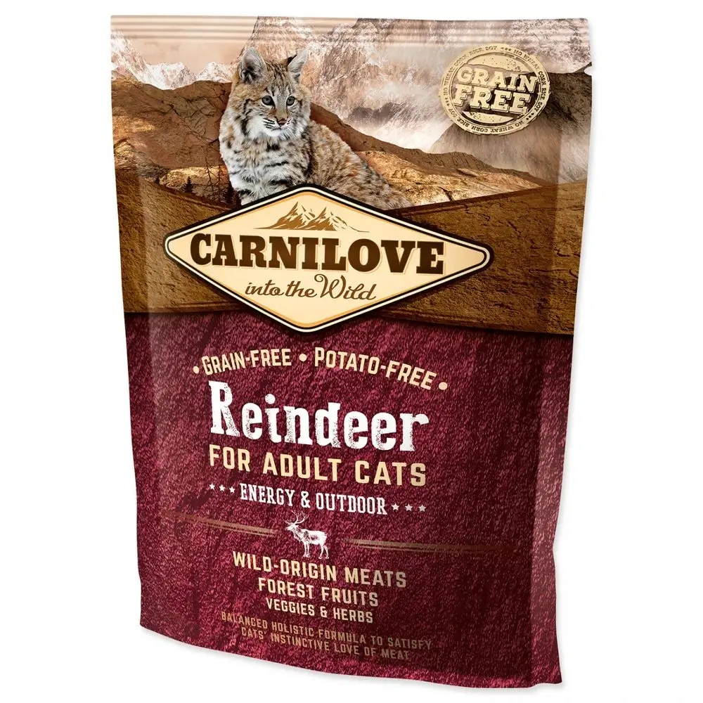Carnilove dla kota Energy&#038;Outdoor Reindeer 400g