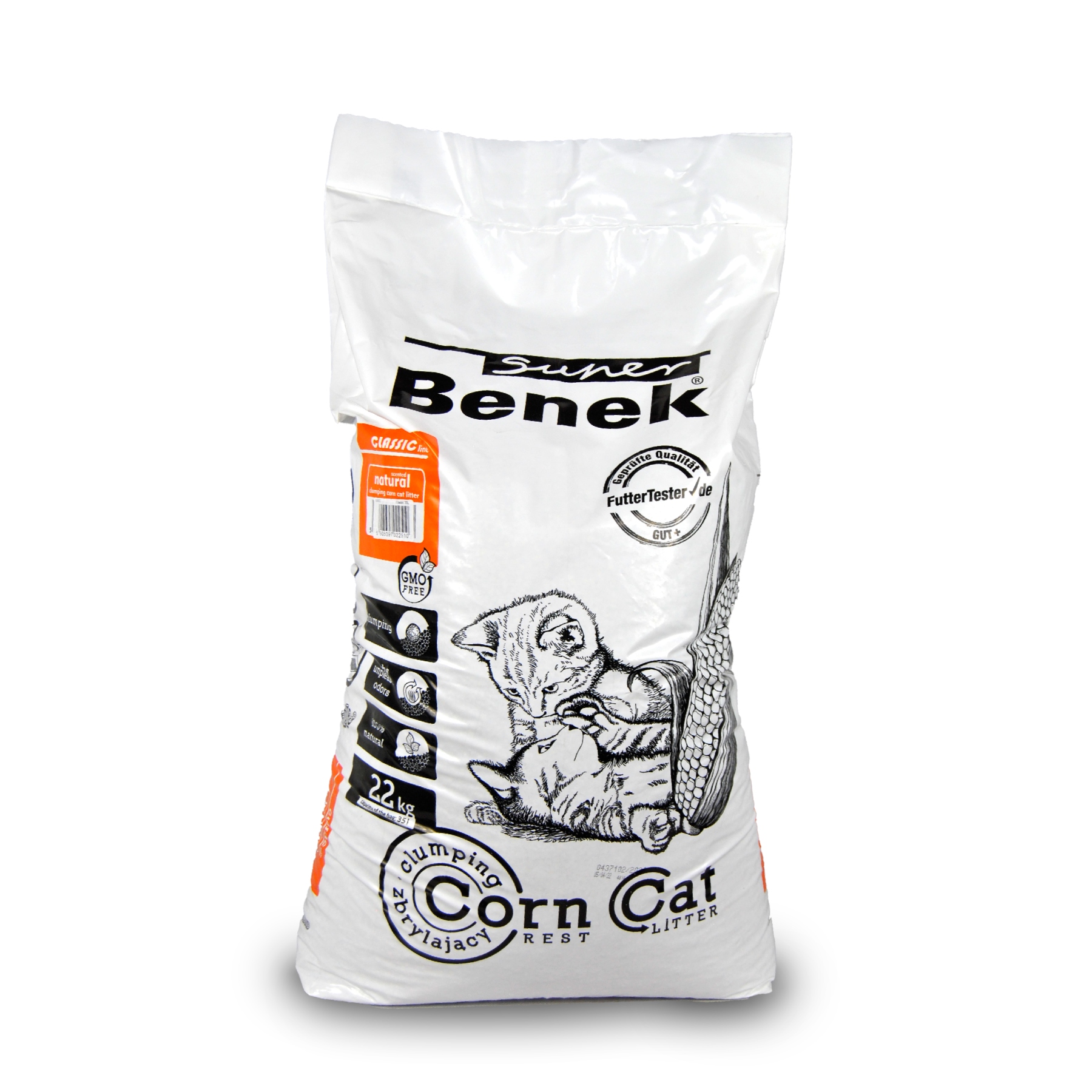 Super Benek Corn Cat Classic Naturalny 35L