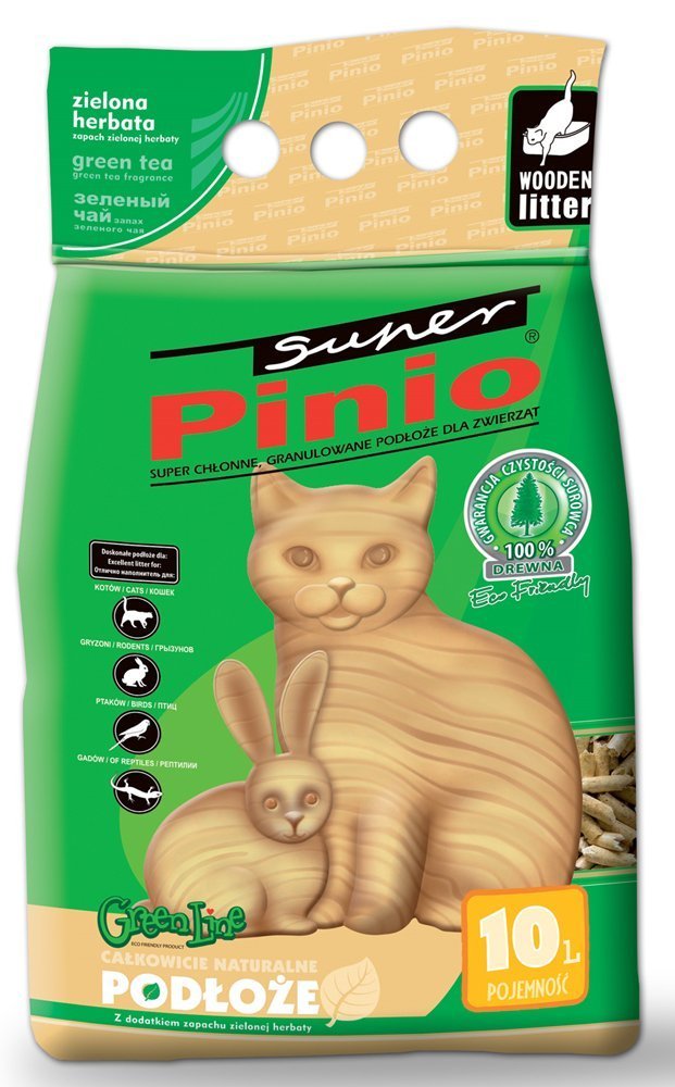 Żwirek dla kota Super Pinio Zielona Herbata 10L