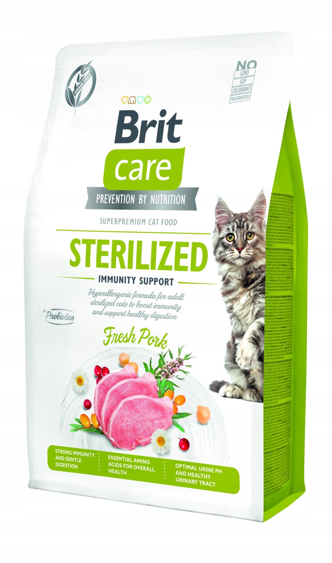 Sucha karma dla kota Brit dla kotów sterylizowanych Immunity Support 0,4 kg