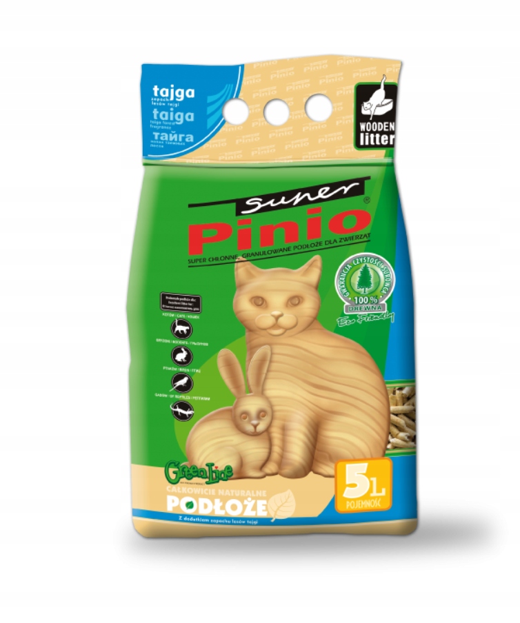 Żwirek drewniany 10 l Tajga
