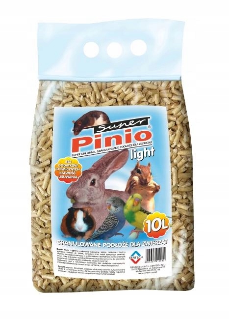 Żwirek drewniany Super Benek Pinio Light 10l
