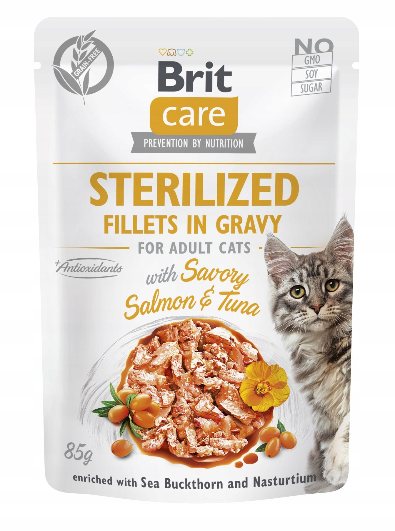 Mokra karma dla kota Brit Sterilized Salmon&#038;Tuna 85g