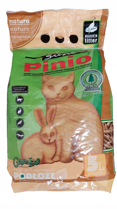 Żwirek drewniany Super Benek Pinio naturalny 5 l