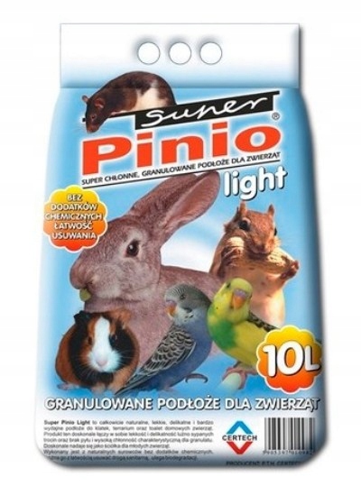 Żwirek drewniany Super Benek Pinio Light 10l