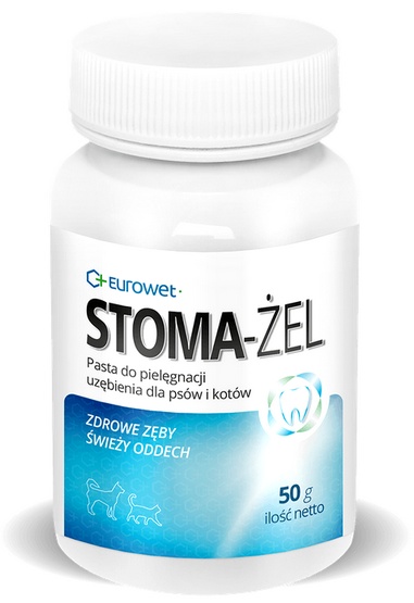Stoma-żel &#8211; pasta do pielęgnacji uzębienia psów i kotów 50g