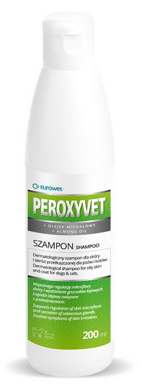Peroxyvet &#8211; szampon do przetłuszczonej sierści 200ml