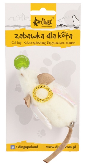 Dingo Zabawka dla kota &#8211; Mysz Angelo 1szt