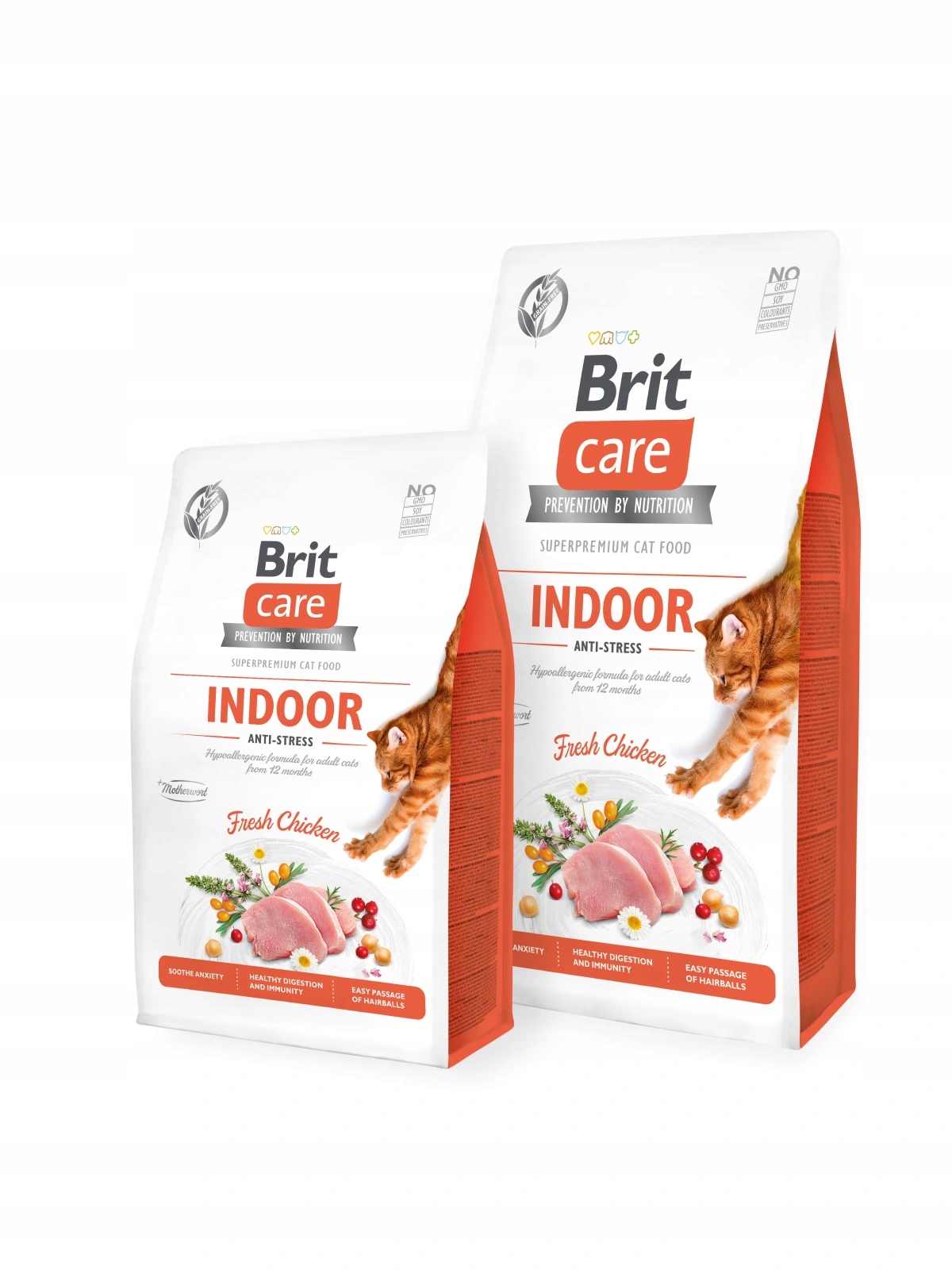 Sucha karma dla kota Brit Indoor Anti-Stress 7 kg