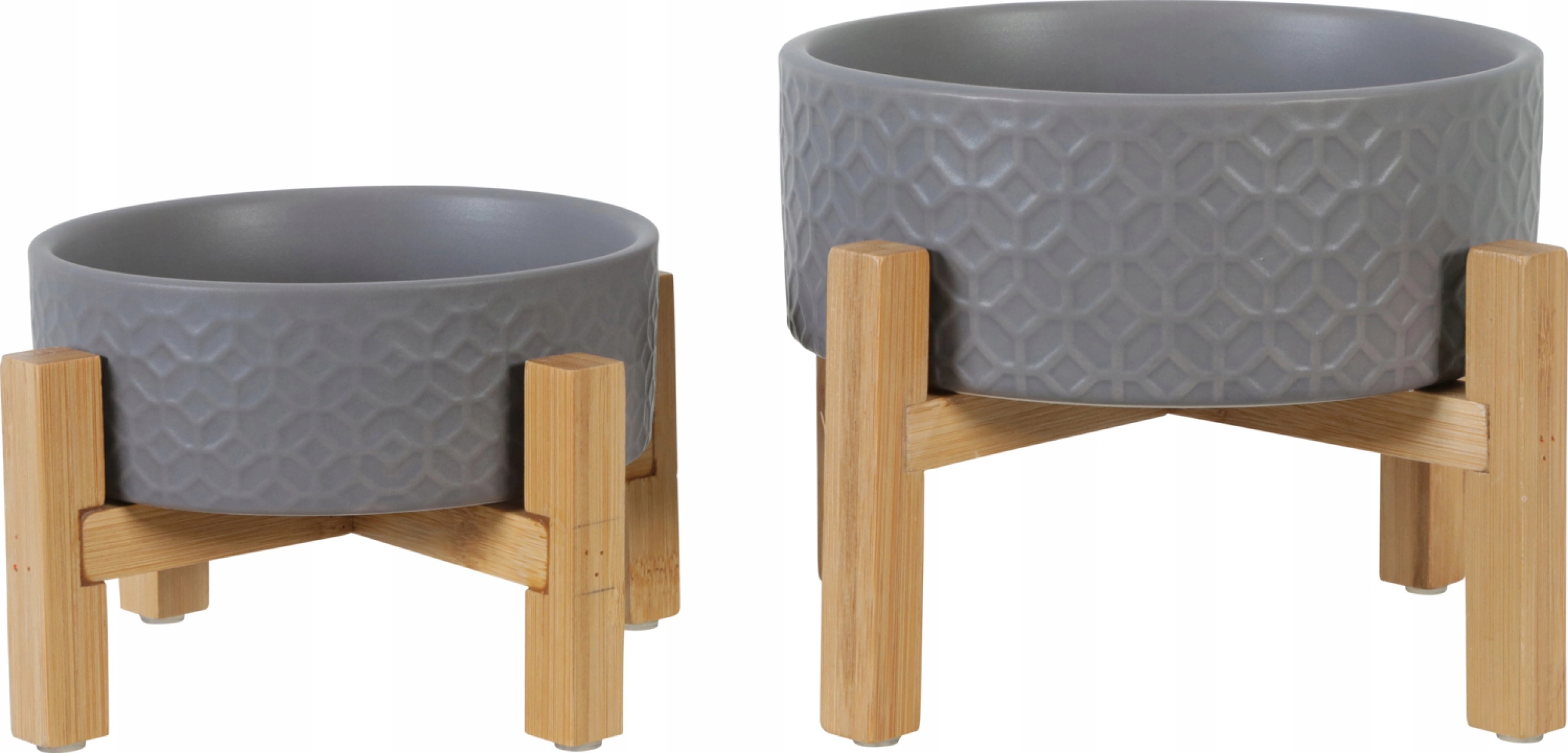 Pojedyncza miska ceramiczna Zolux szary 0,3 l KERAMO SOLO
