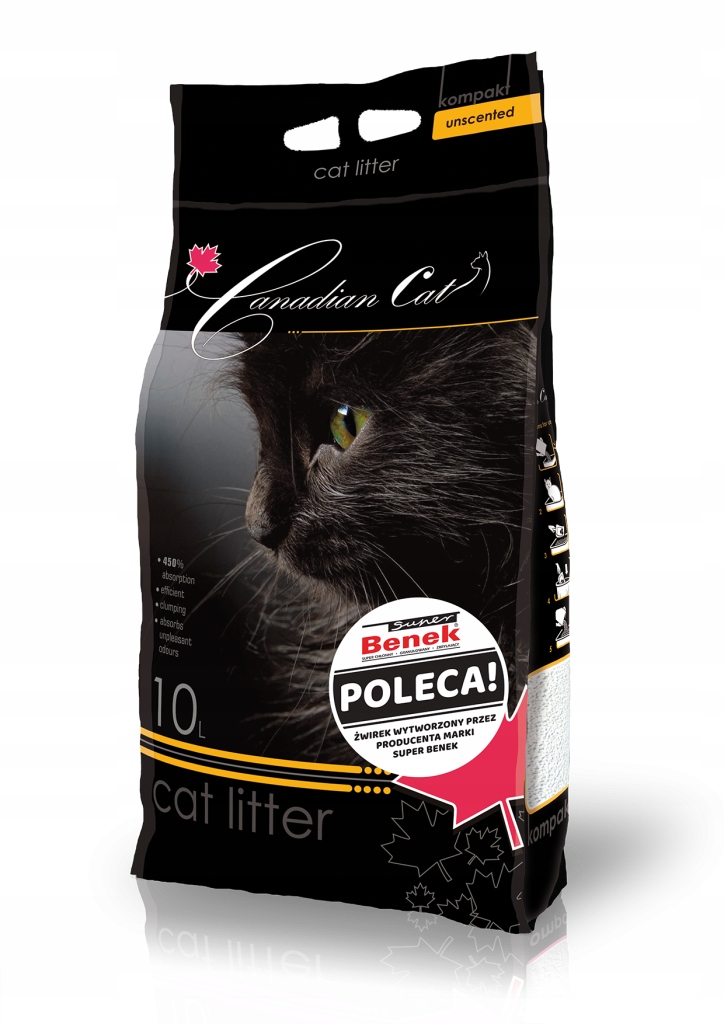 Żwirek bentonitowy Canadian Cat 10 l Naturalny