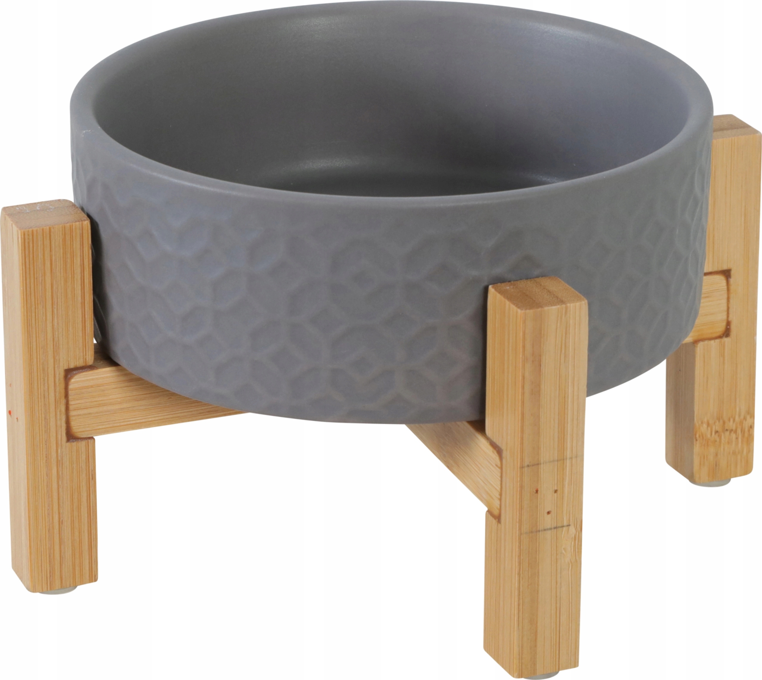 Pojedyncza miska ceramiczna Zolux szary 0,3 l KERAMO SOLO