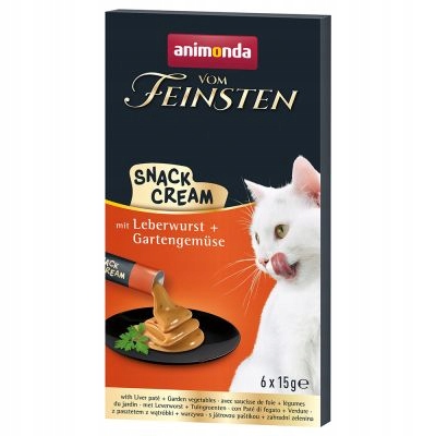 Animonda vom Feinsten Pasta z wątróbką i warzywami 6 x 15 g