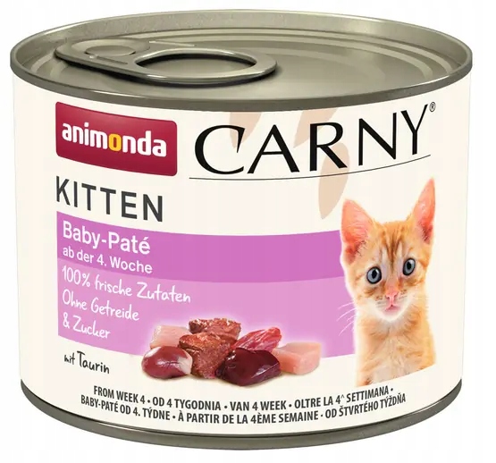 Mokra karma dla kociąt Animonda Baby Pate 200g