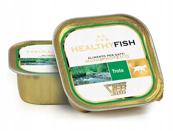 Mokra karma dla kota Healthy Meat Kot Monoprotein Pstrąg 90g