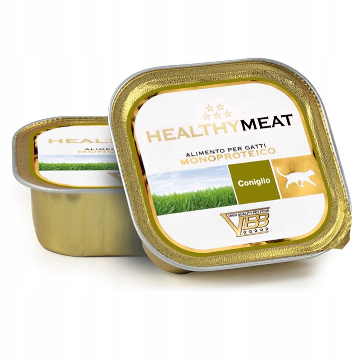 Mokra karma dla kota Healthy Meat Kot Monoprotein Królik 90g