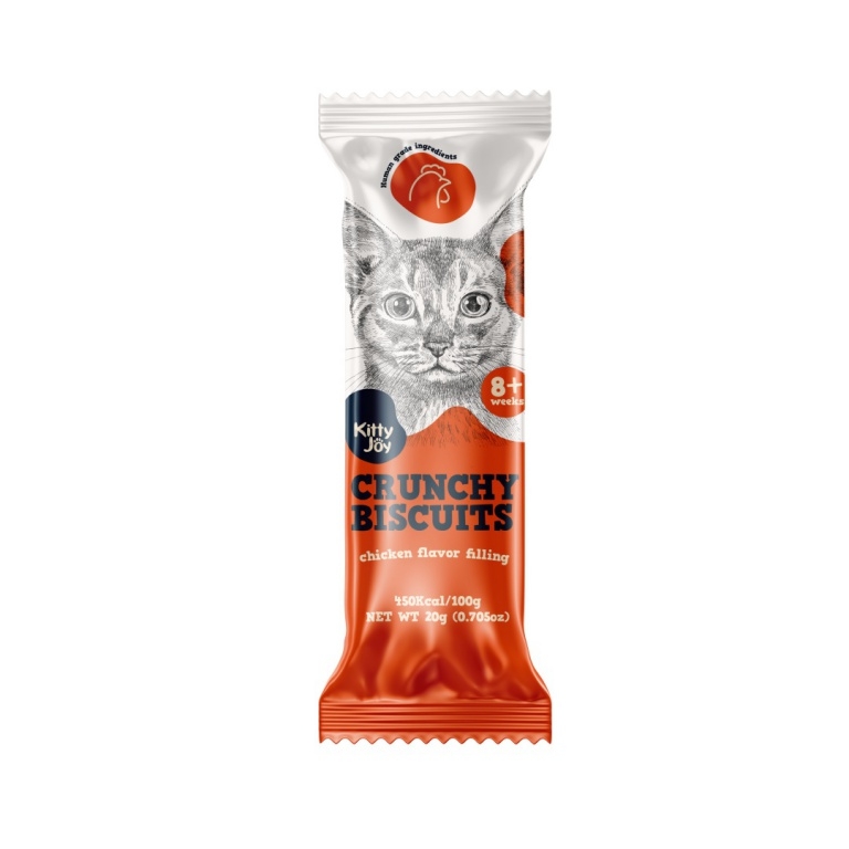 KITTY JOY CRUNCHY Biscuits o smaku kurczaka 20g