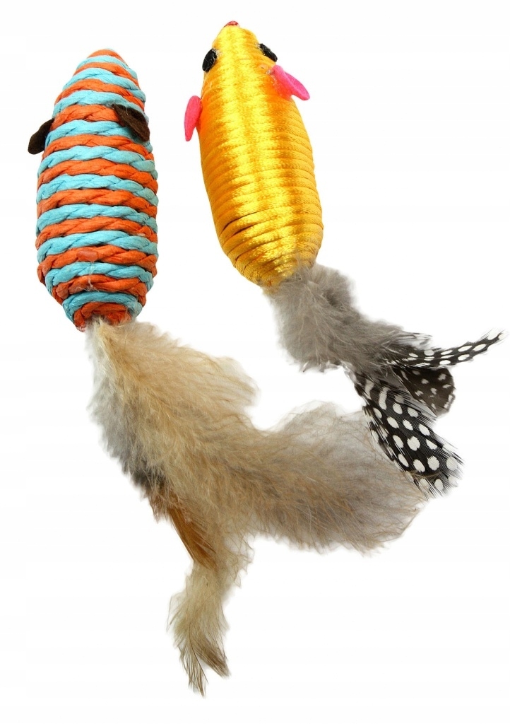 Zestaw 2 Myszki dla kota Pet Nova CAT-MOUSESET-FEATHER-7