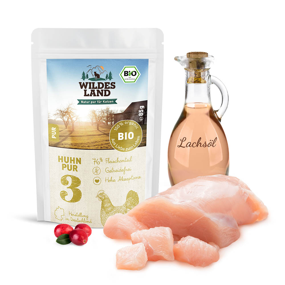Mokra karma dla kota Wildes Land kurczak 85g