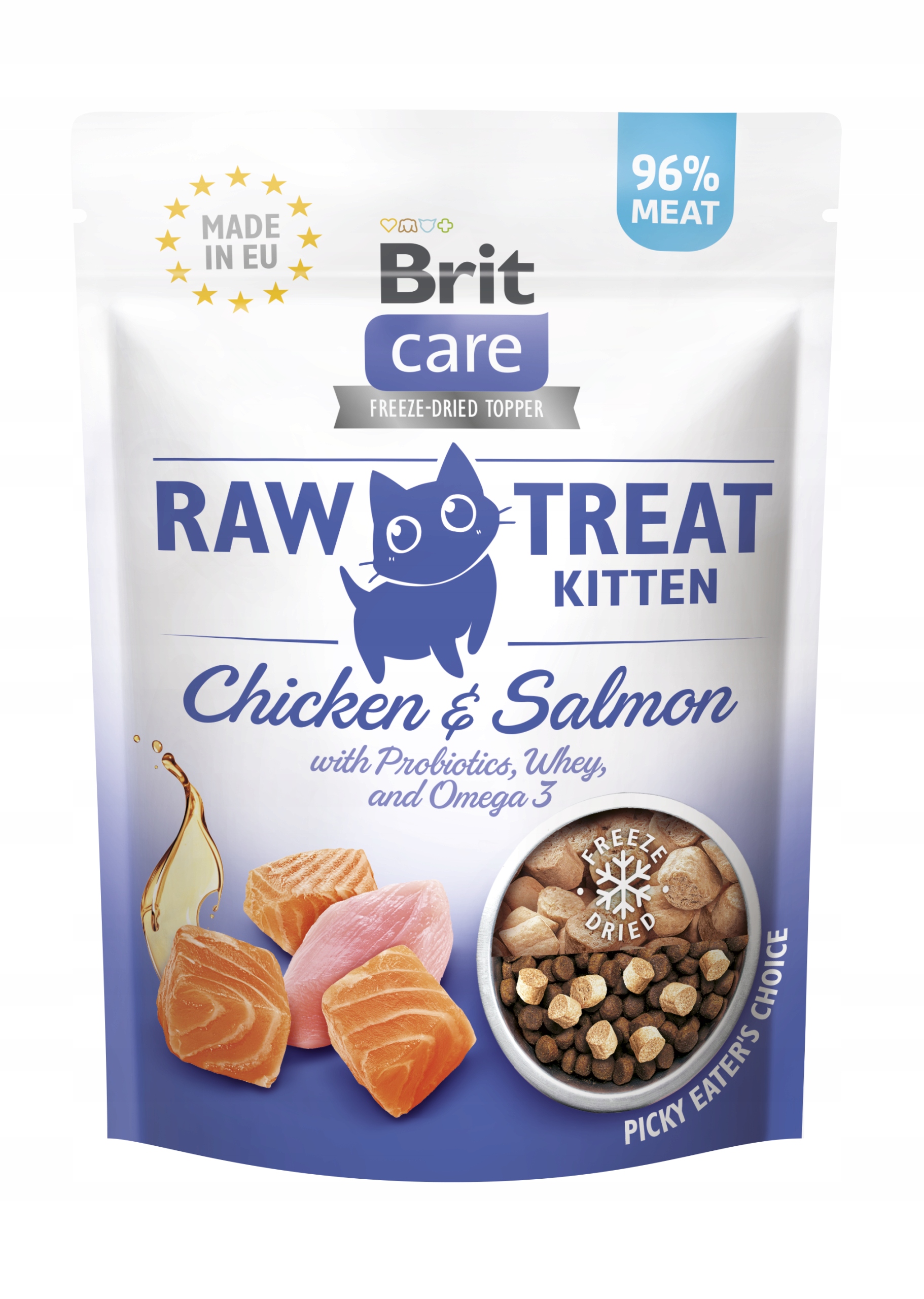 Smakołyk Kitten Brit Raw Treat dla kota 40 g