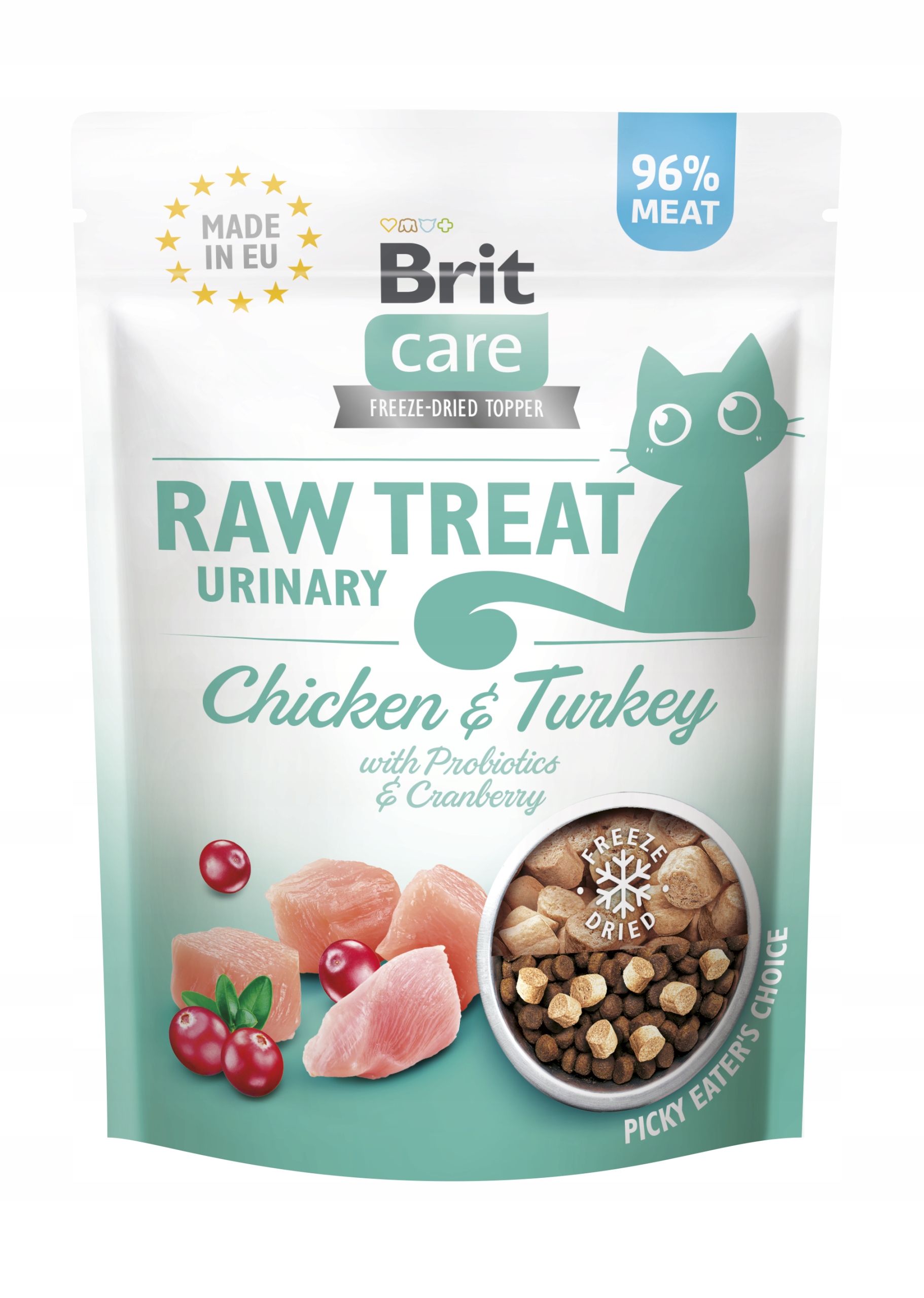 Smakołyk Urinary Brit Raw Treat dla kota 40 g