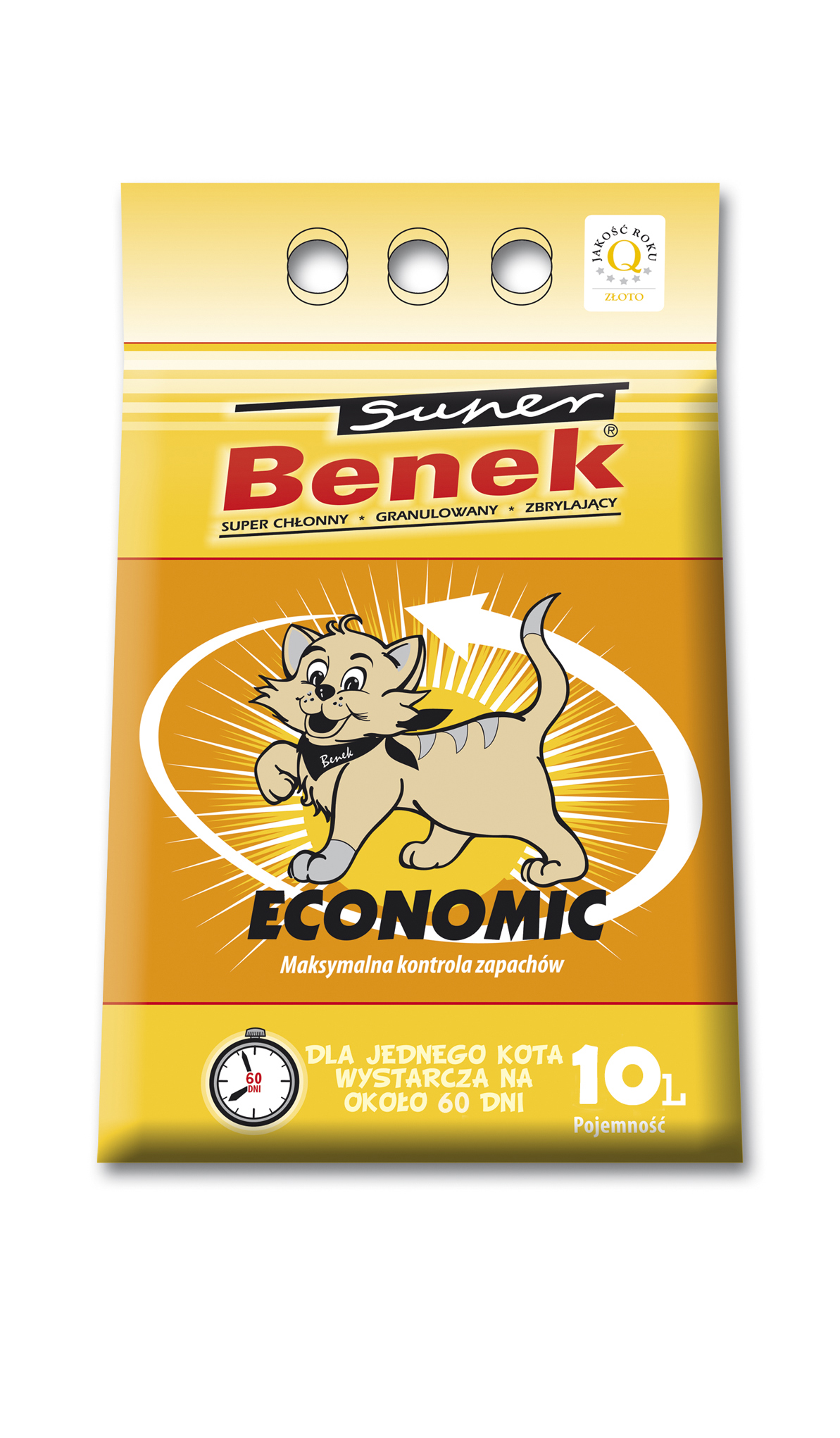 Żwirek bentonitowy Super Benek 5 l Economic