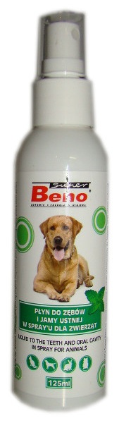 Płyn do zębów psów i kotów 125ml Super Benek
