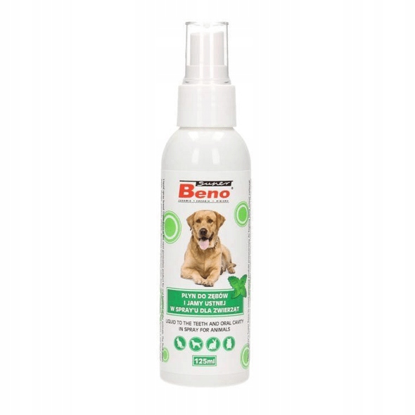 Płyn do zębów psów i kotów 125ml Super Benek