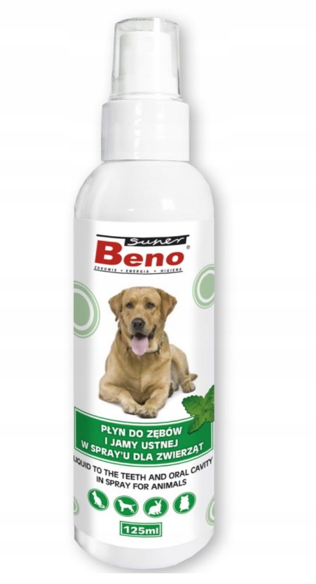 Płyn do zębów psów i kotów 125ml Super Benek