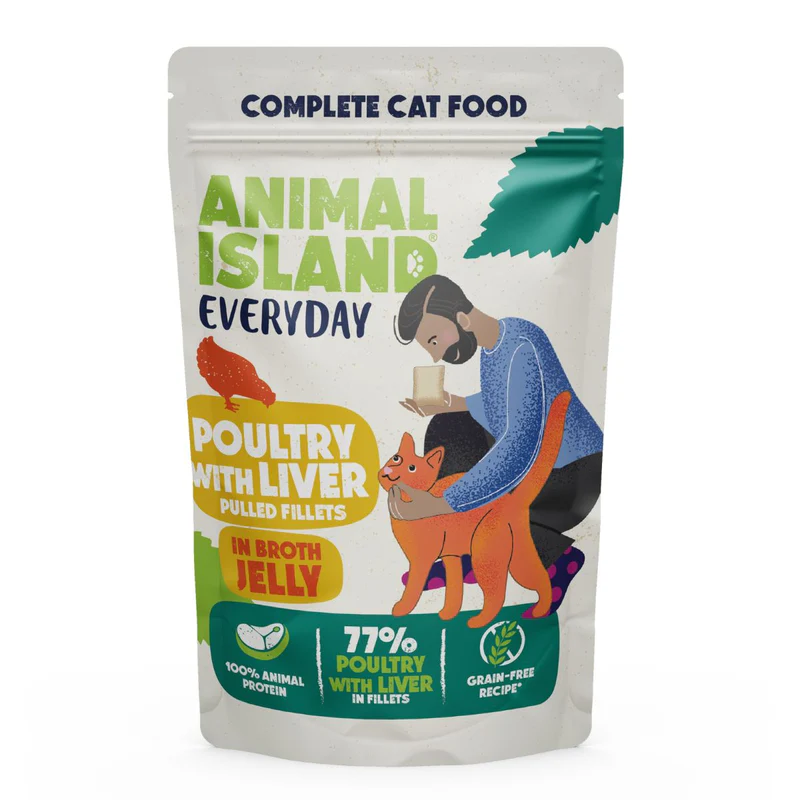 Animal Island Everyday &#8211; 4-pak 2x drób z wątróbką, 2x cielęcina