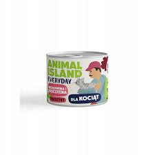 ANIMAL ISLAND Everyday Kocięta Wołowina z dziczyzną 185g karma mokra dla kociąt