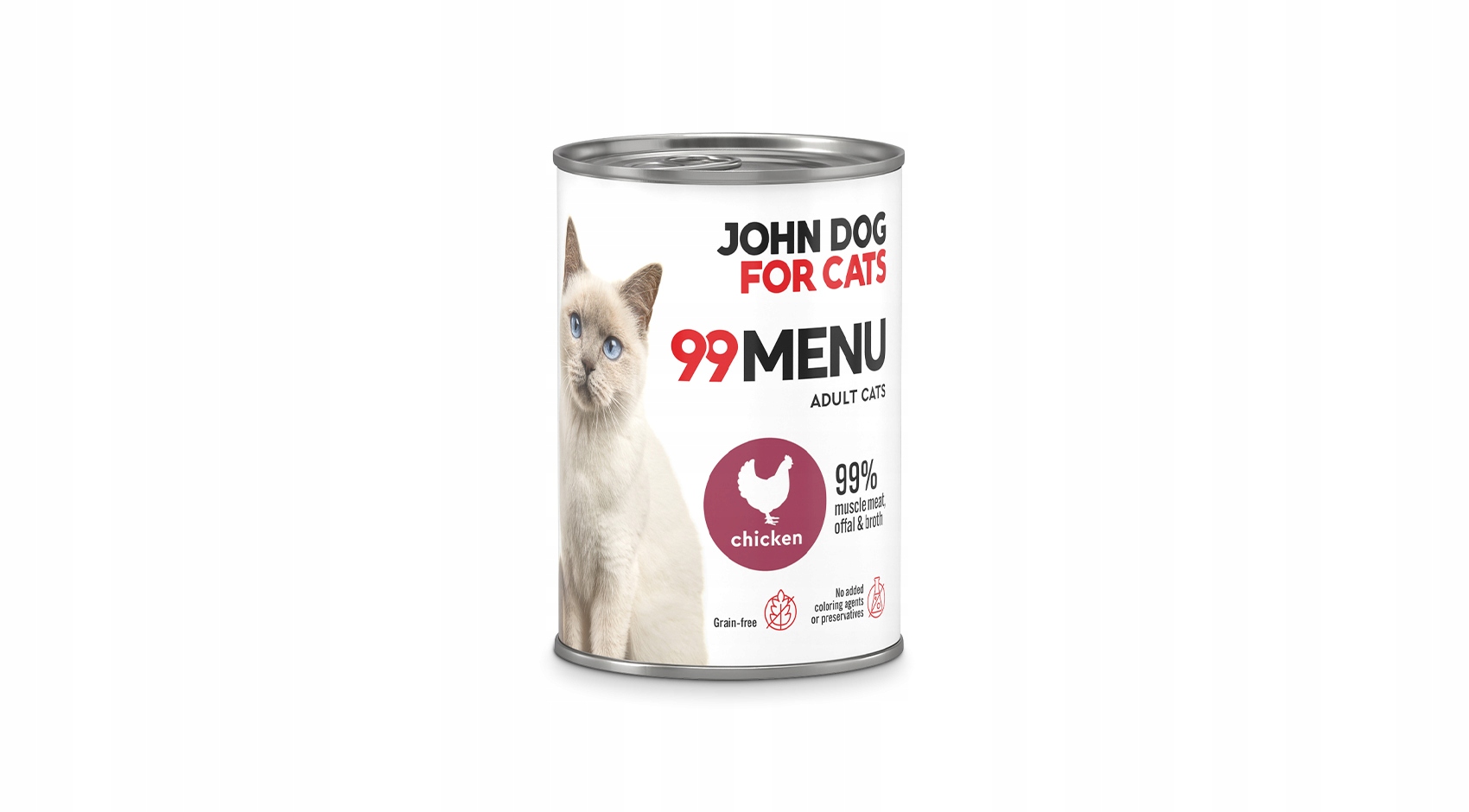 John Dog for Cats 99 menu karma mokra dla kota kurczak 400 g