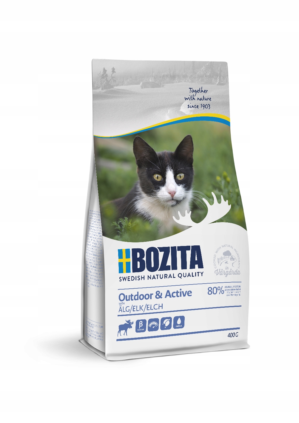 BOZITA CAT OUTDOOR &#038; ACTIVE łoś 400g