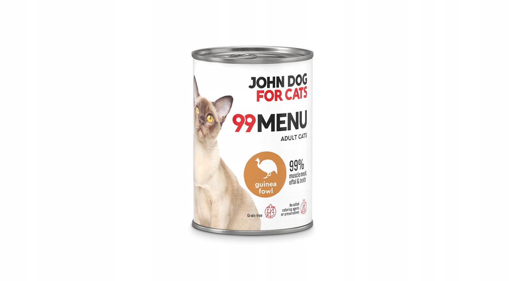 John Dog for Cats 99 menu karma mokra perliczka 400g