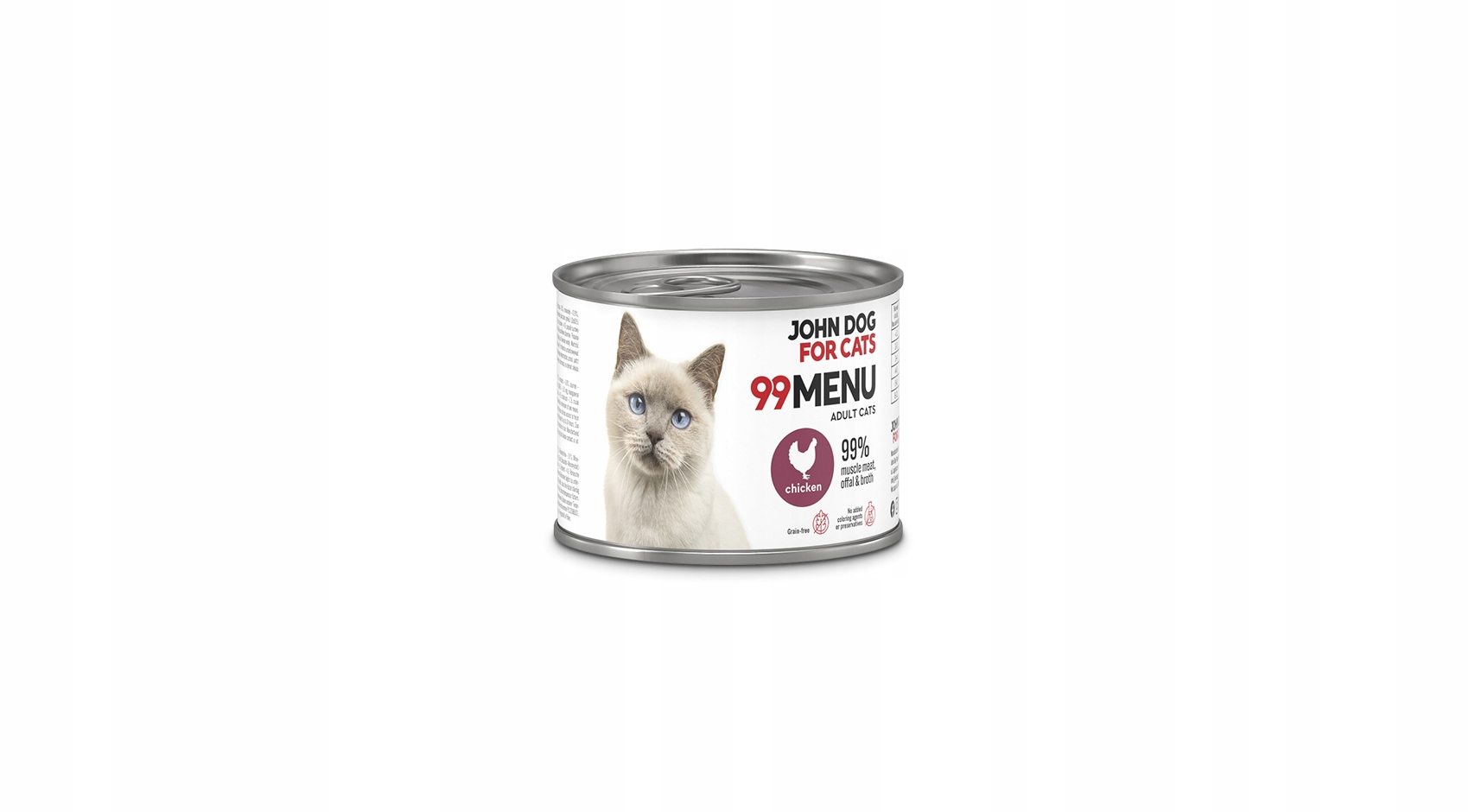 John Dog for Cats 99 menu karma mokra dla kota kurczak 200 g