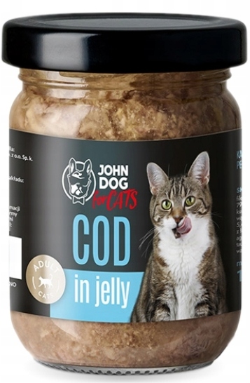 John Dog for Cats karma mokra dorsz w galaretce 100g