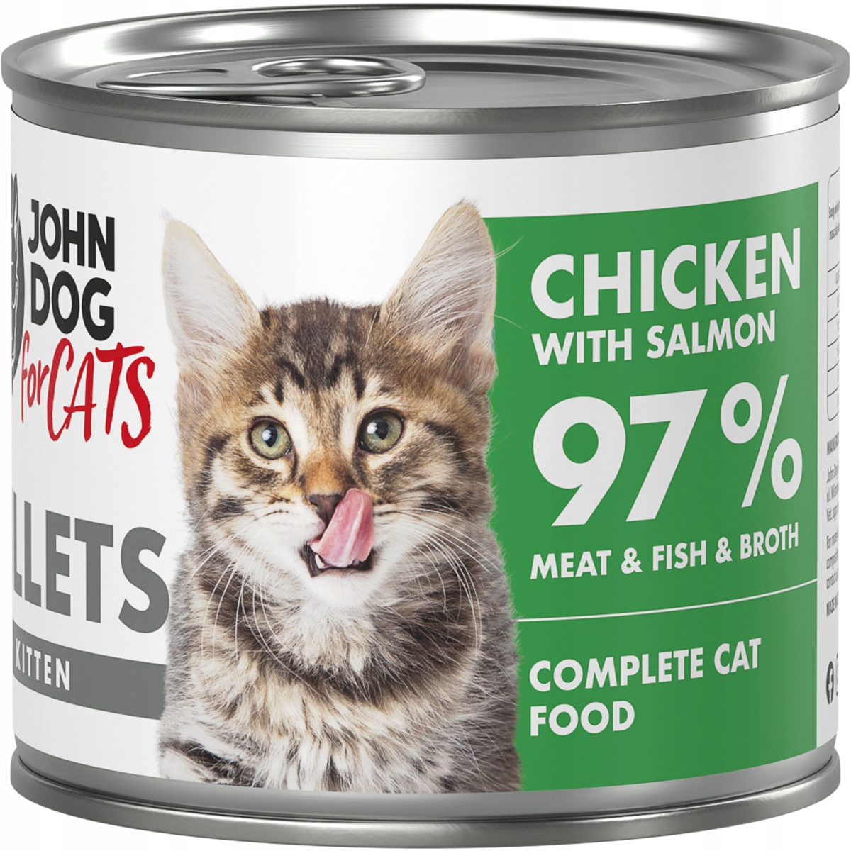 John Dog For Cats Fillets Kocięta Kurczak Łosoś 140g