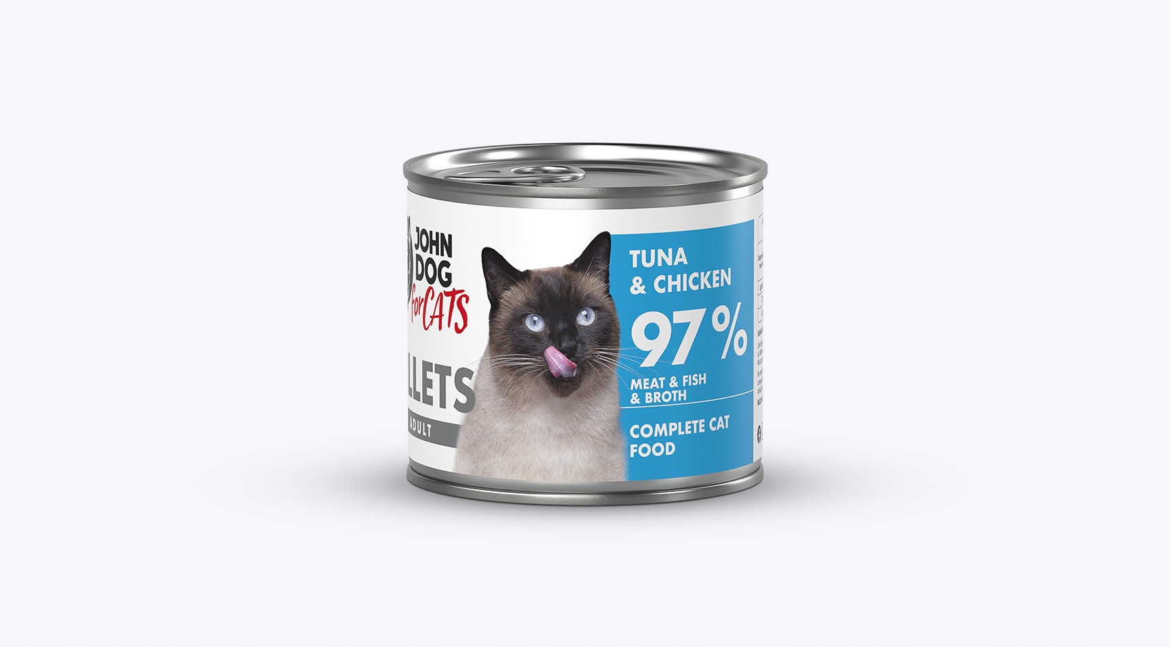 John Dog For Cats Mokra Karma Dla Kota Tuńczyk I Kurczak Filety 140g