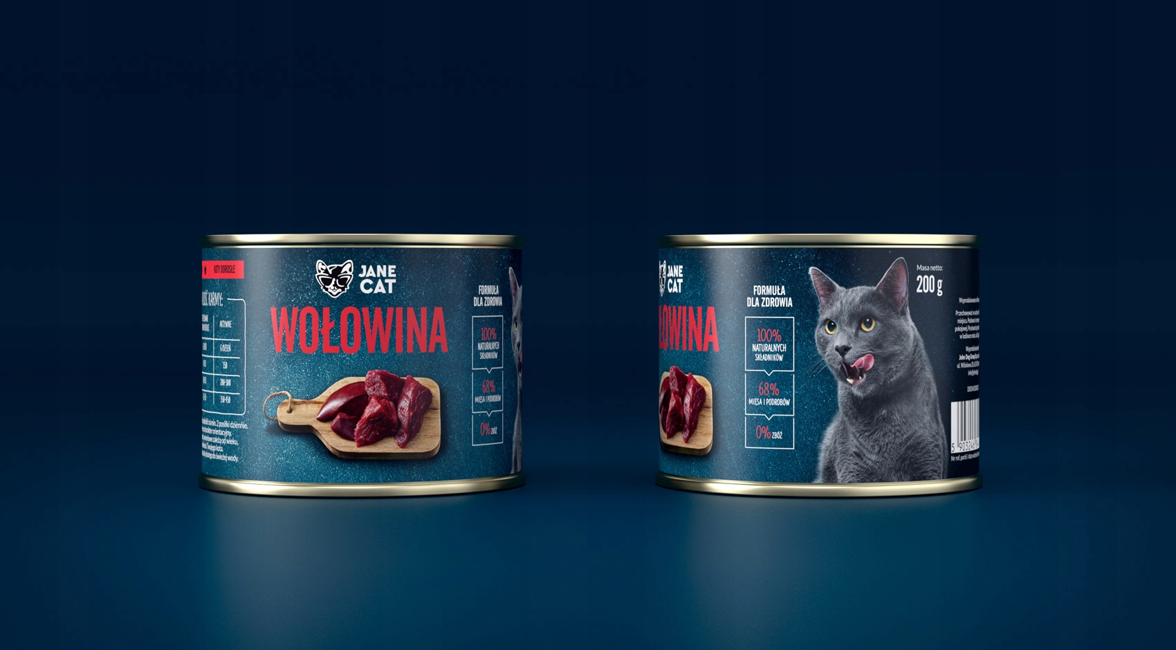 Jane Cat karma mokra wołowina 200g