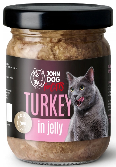 John Dog for Cats indyk w galaretce 100g dorosly