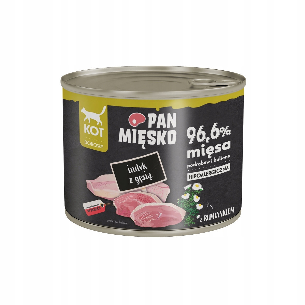 Pan Mięsko karma mokra dla kota Indyk z gęsią 200g