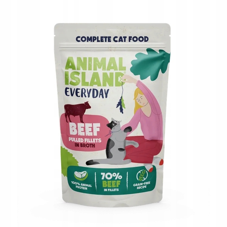 Animal Island Everyday Karma mokra dla kota Wołowina 85g